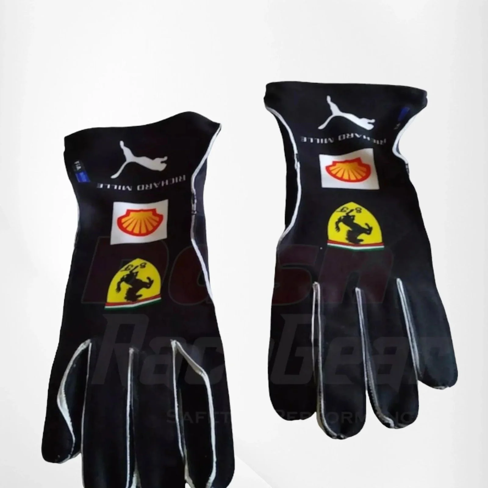 2022 CHARLES LECLERC FERRARI REPLICA F1 GLOVES - Image 3