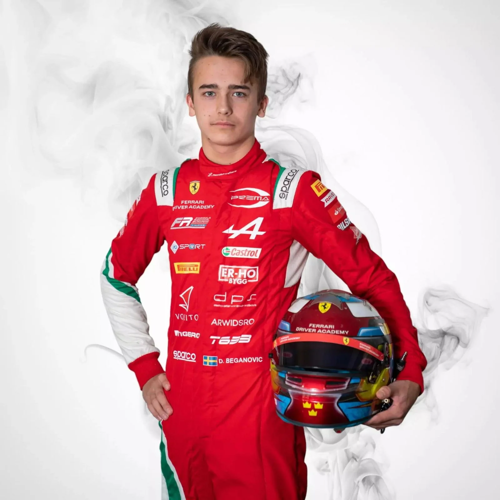 2022 Dino Beganovic Prema Racing suit