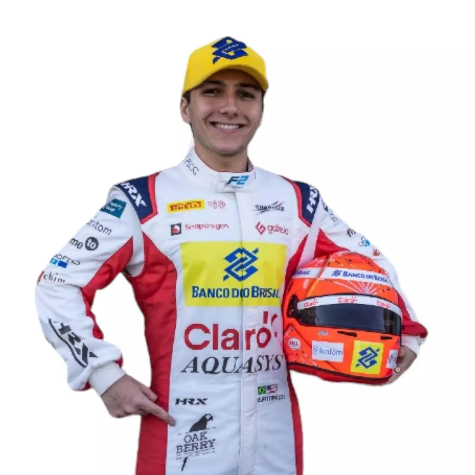 2022 Enzo Fittipaldi Formula 2 Champion Suit - Image 2
