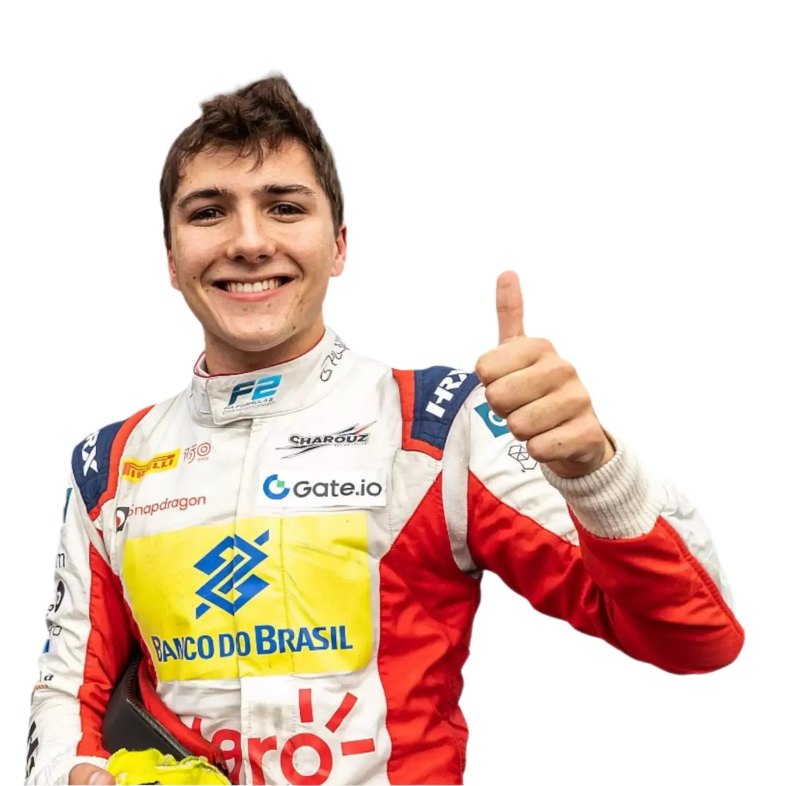 2022 Enzo Fittipaldi Formula 2 Champion Suit - Image 3