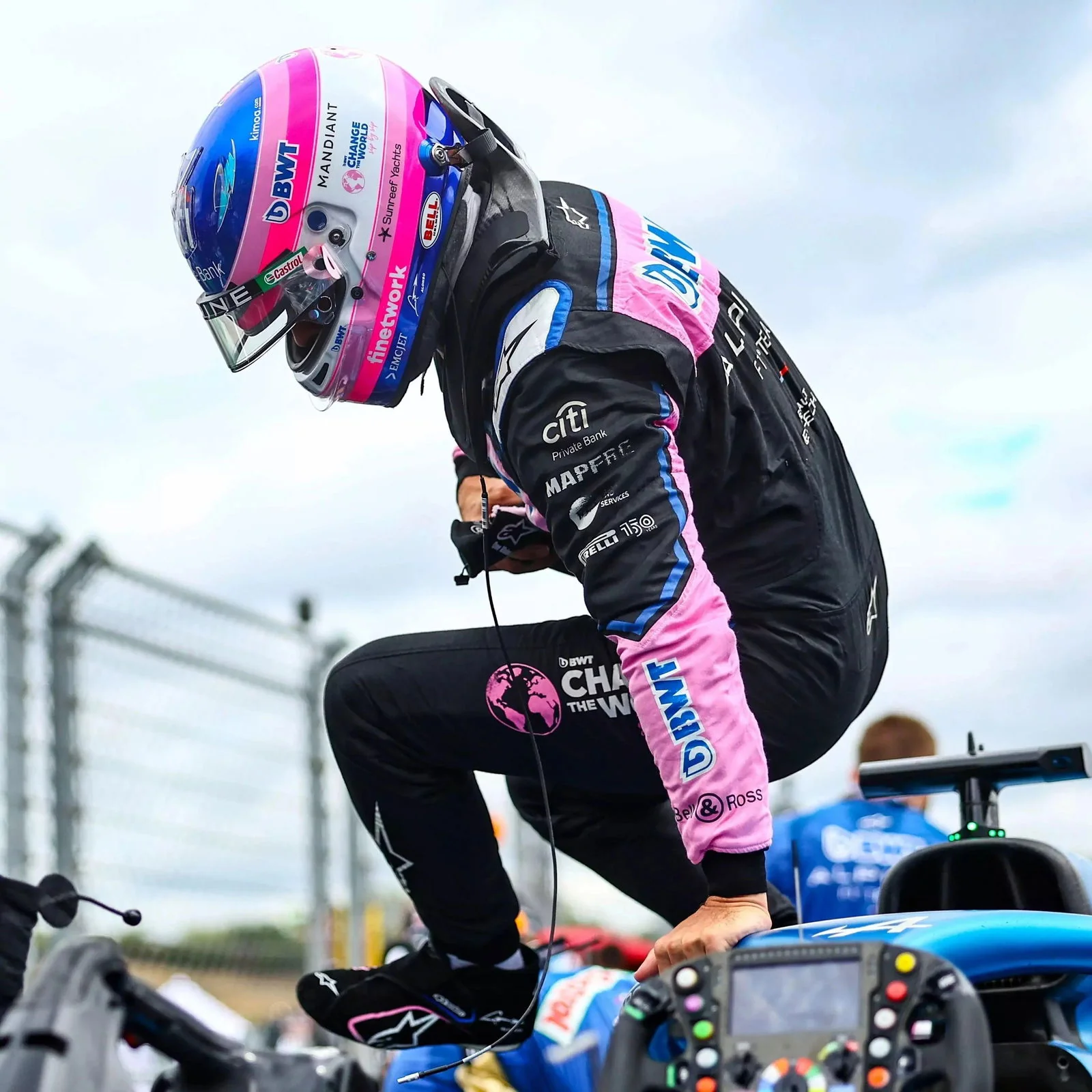 2022 Fernando Alonso BWT Alpine F1 Team Race Boots - Image 5