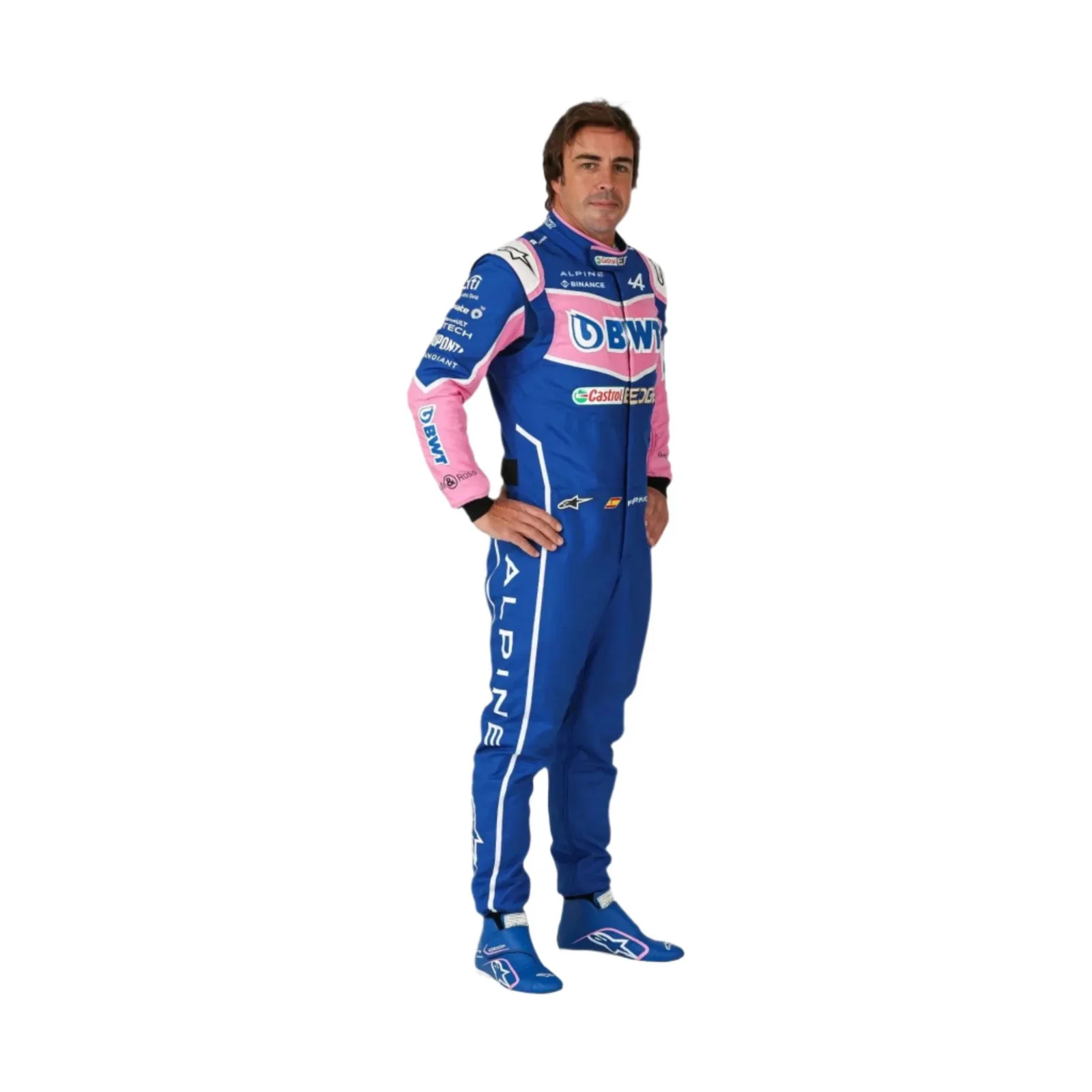 2022 FERNANDO ALONSO ALPHINE F1 RACE SUIT - Image 3
