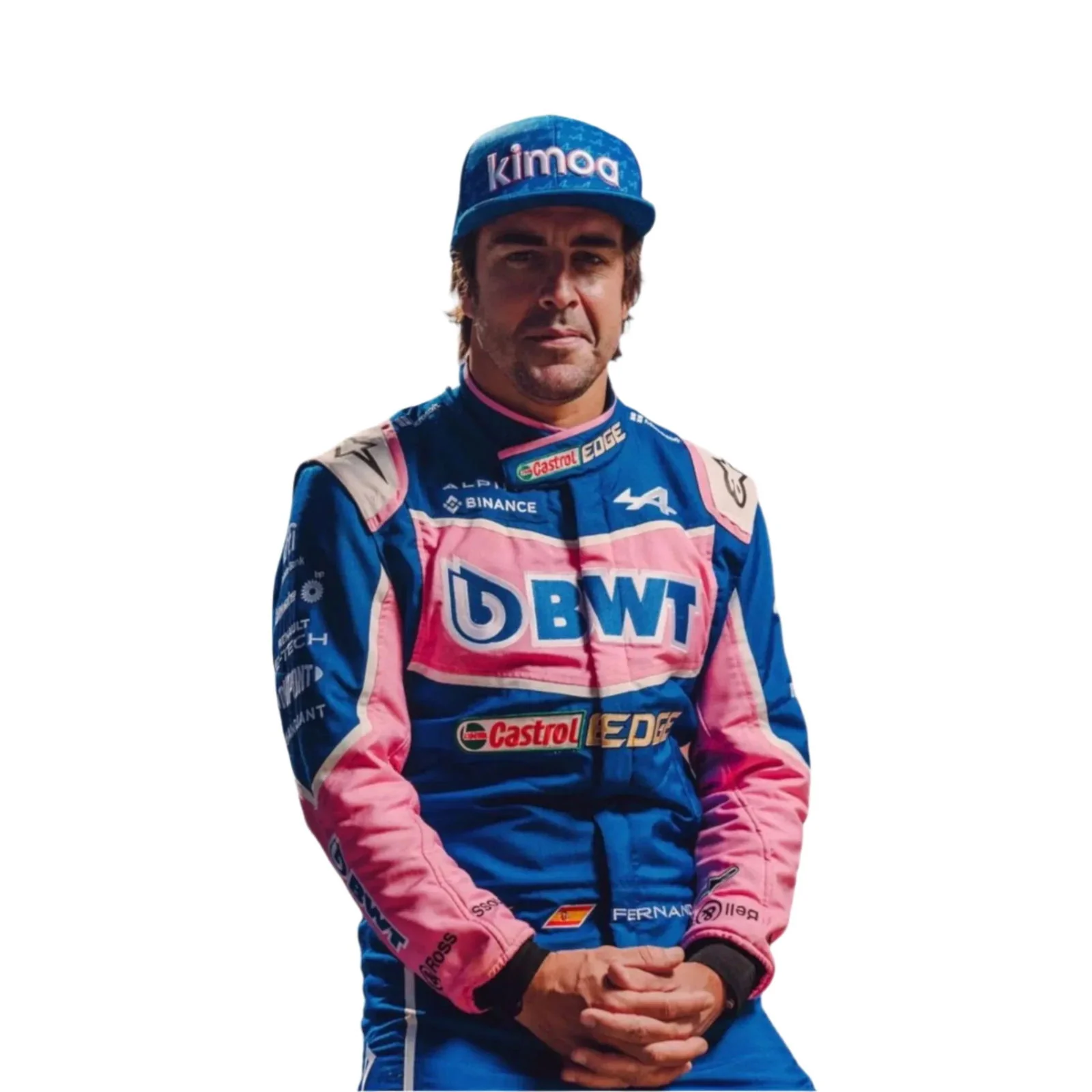 2022 FERNANDO ALONSO ALPHINE F1 RACE SUIT - Image 4