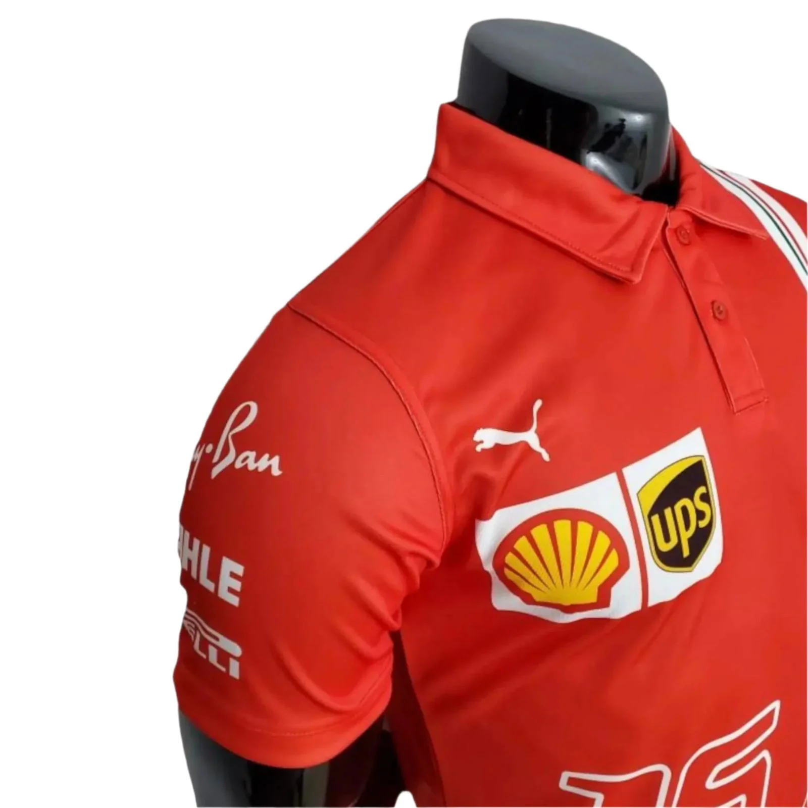 2022 Ferrari Charles Leclerc F1 Polo Shirt - Image 3