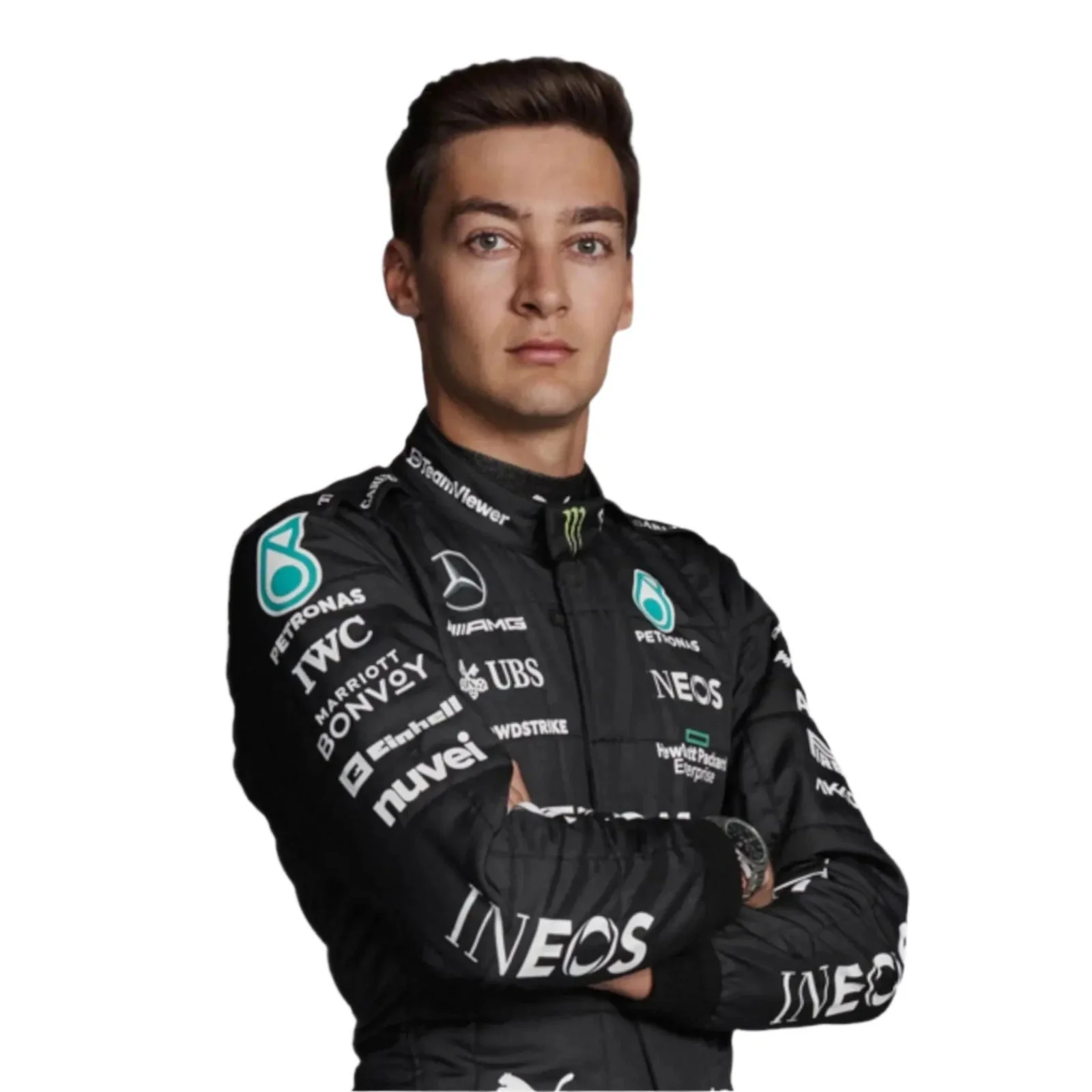 2022 George Russell Mercedes AMG F1 Race Suit - Image 2