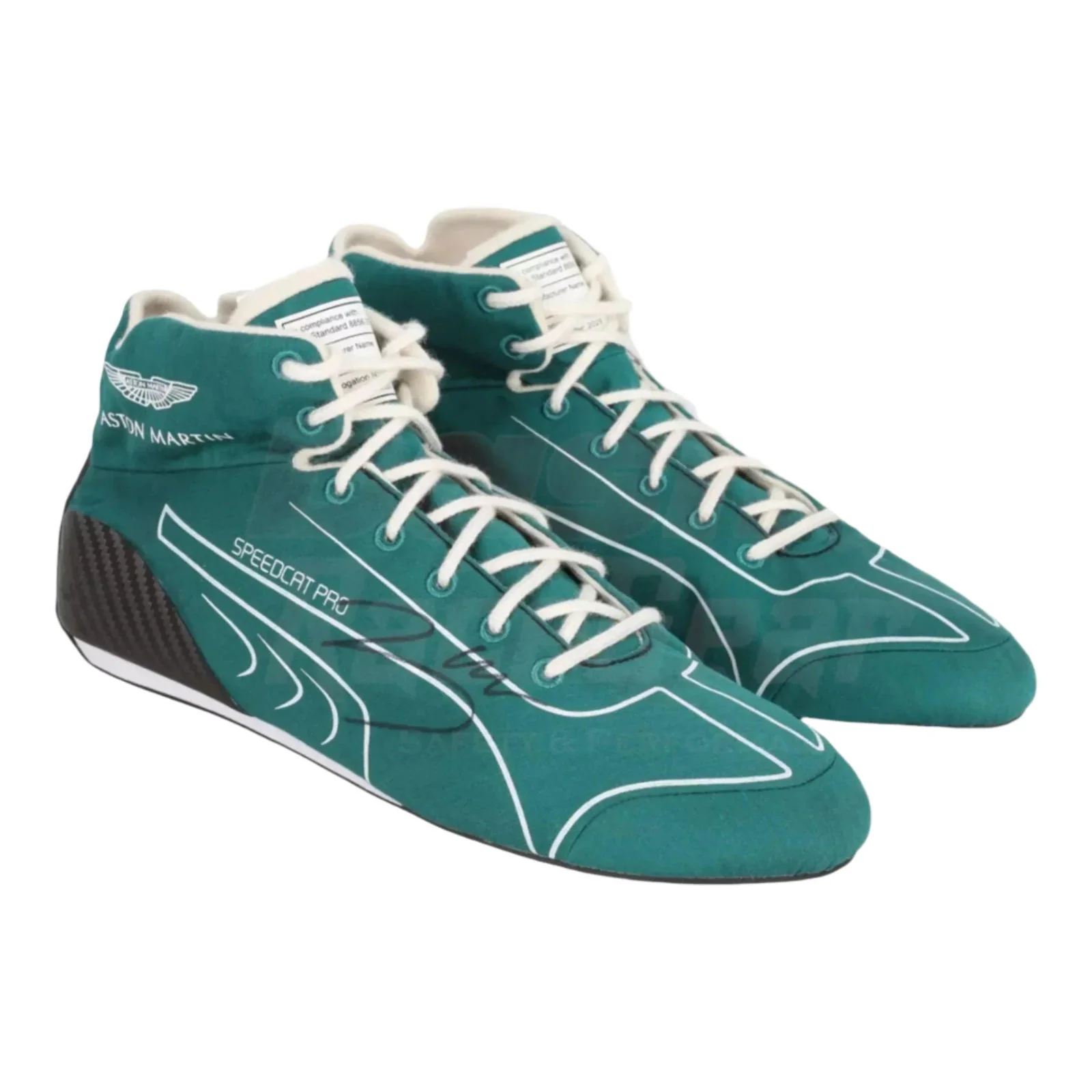 2022 Lance Stroll Aston Martin F1 Race Shoes - Dutch GP