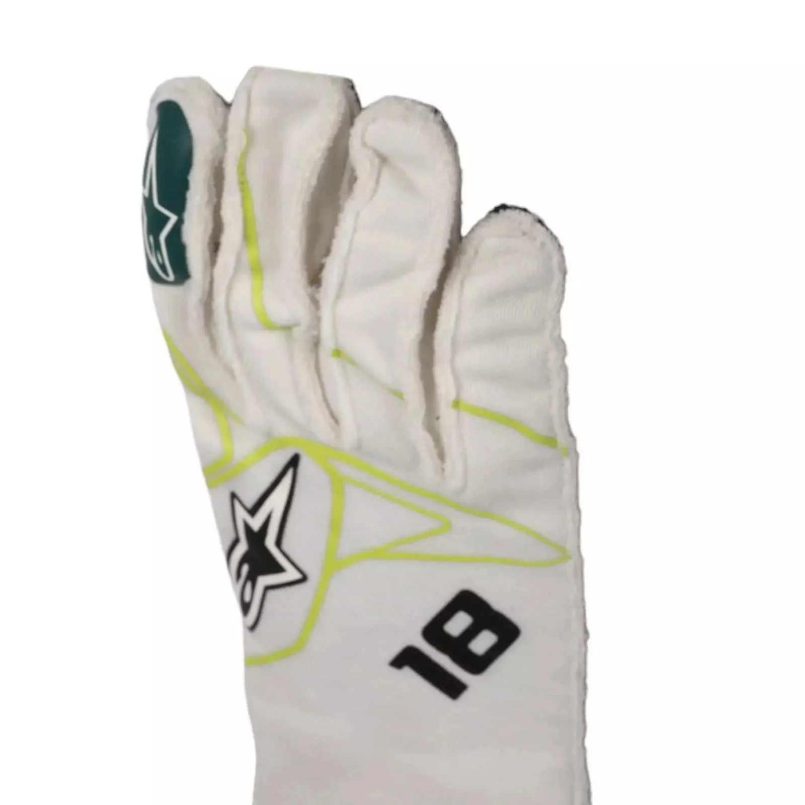 2022 LANCE STROLL F1 RACE GLOVES - Image 2