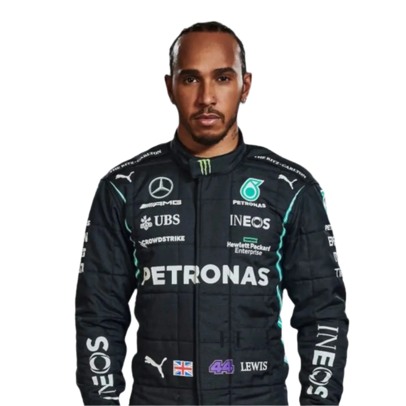 2022 Lewis Hamilton Mercedes AMG F1 Race Suit - Image 2