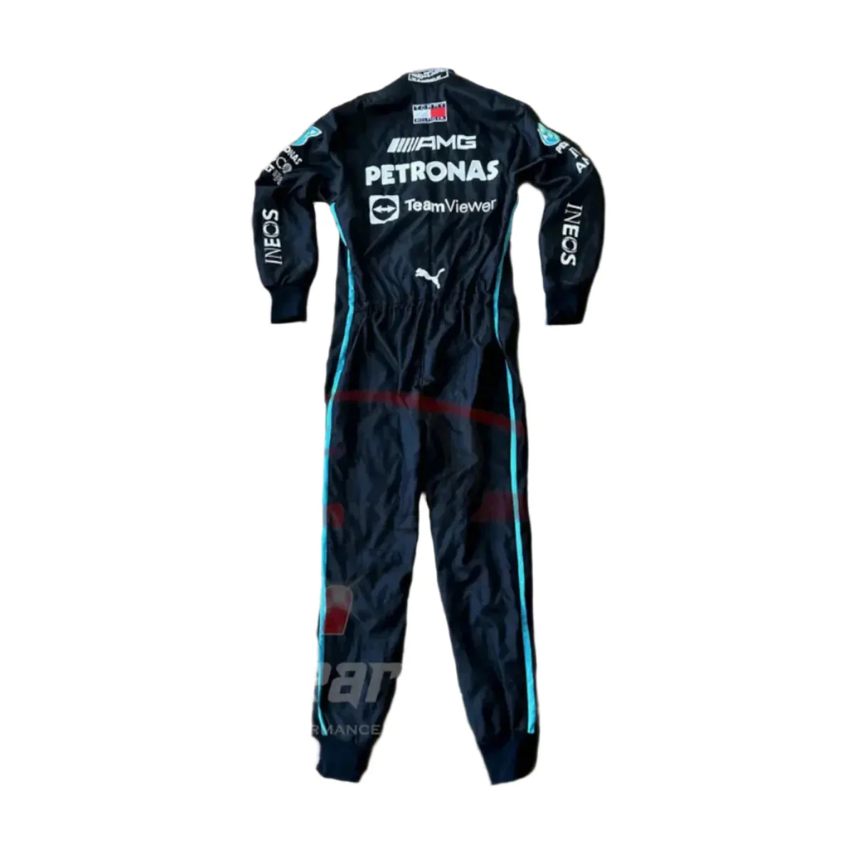 2022 Lewis Hamilton Mercedes Benz F1 Embroidered Race Suit - Image 2