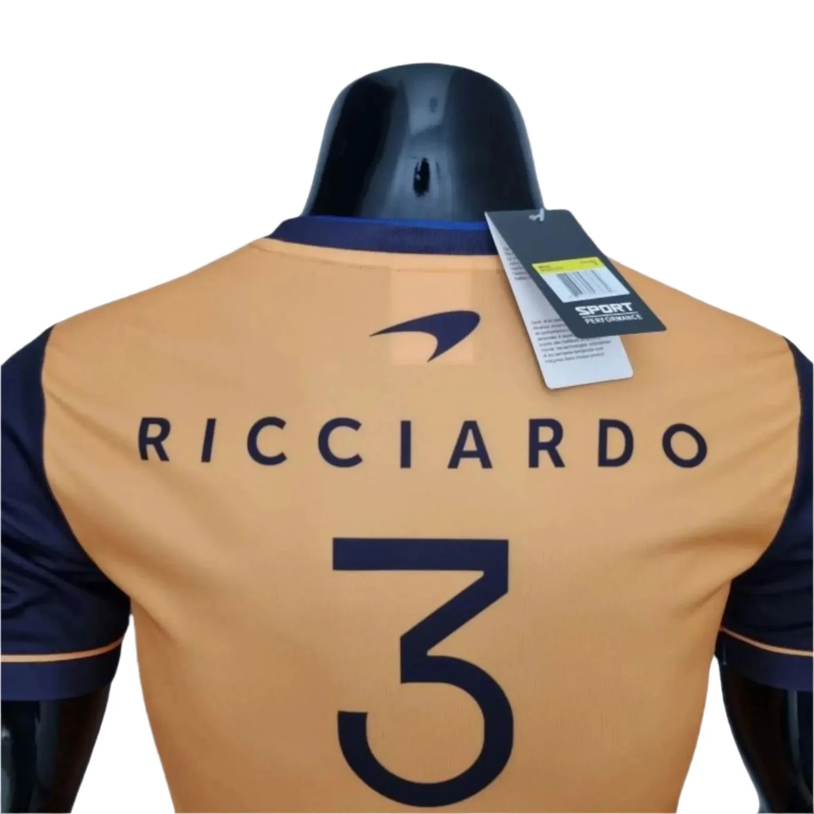 2022 McLaren Daniel Ricciardo Crew Neck F1 T-Shirt - Image 4