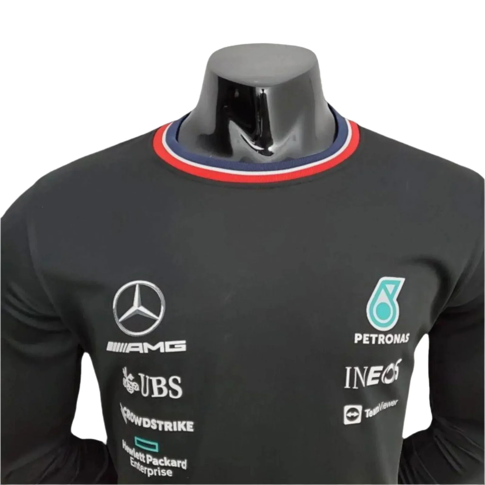 2022 Mercedes F1 Long Sleeve T-Shirt - Image 3