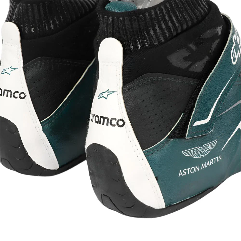 2022 Nico Hülkenberg Aston Martin F1 Race Boots - Image 2