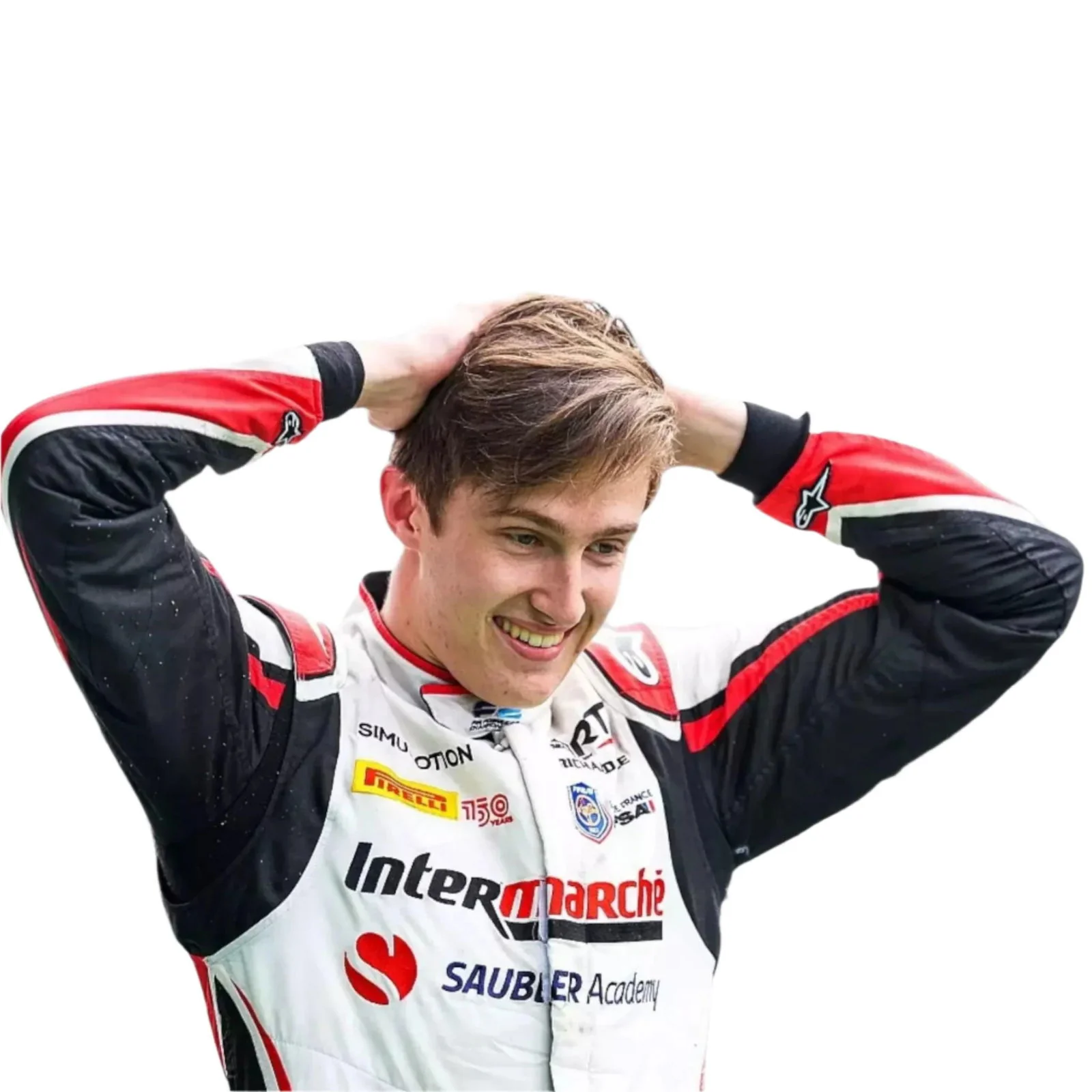 2022 Formula 2 Théo Pourchaire Suit - Image 3