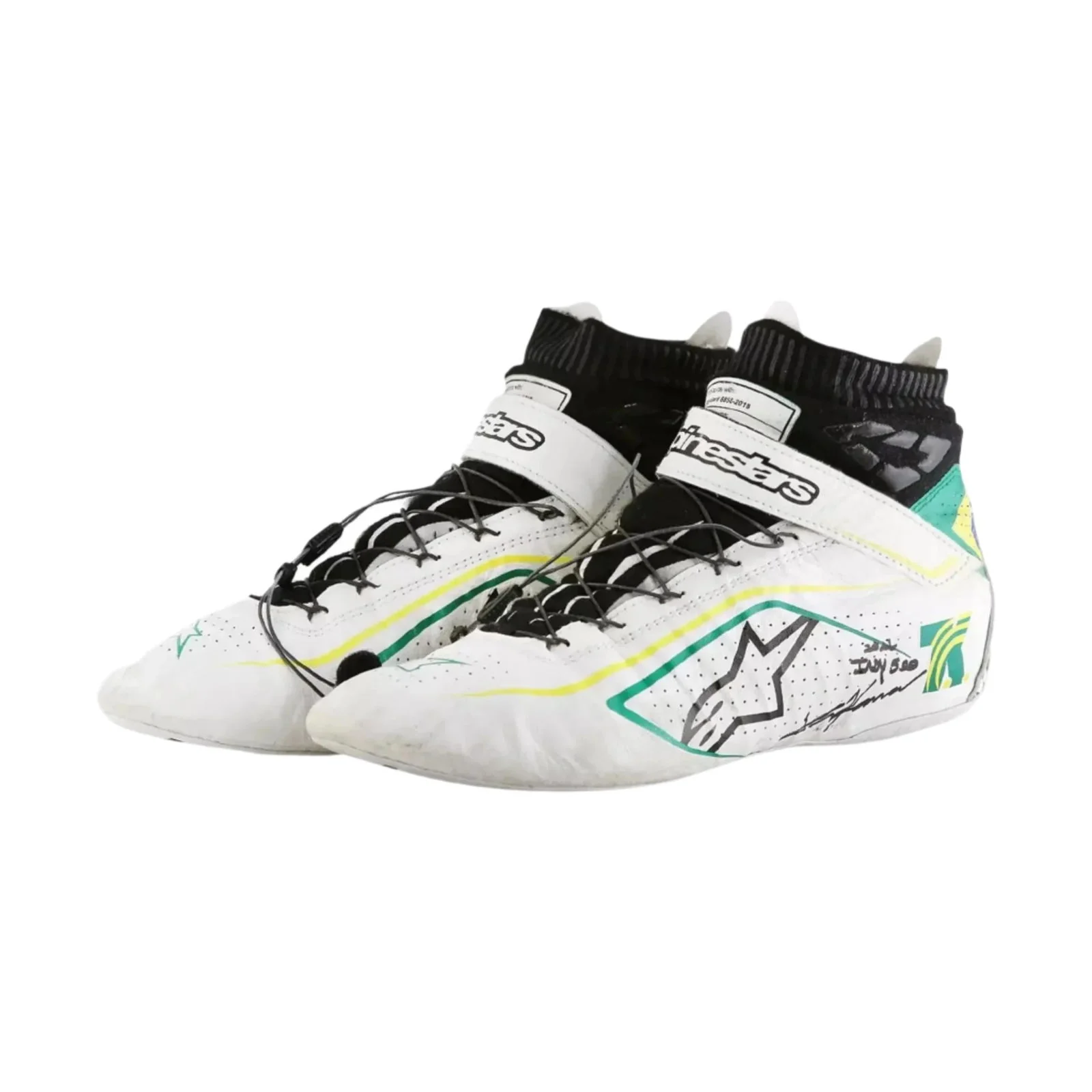 Tony Kanaan 2022 Indy 500 Chip Ganassi Racing IndyCar Boots - Image 3