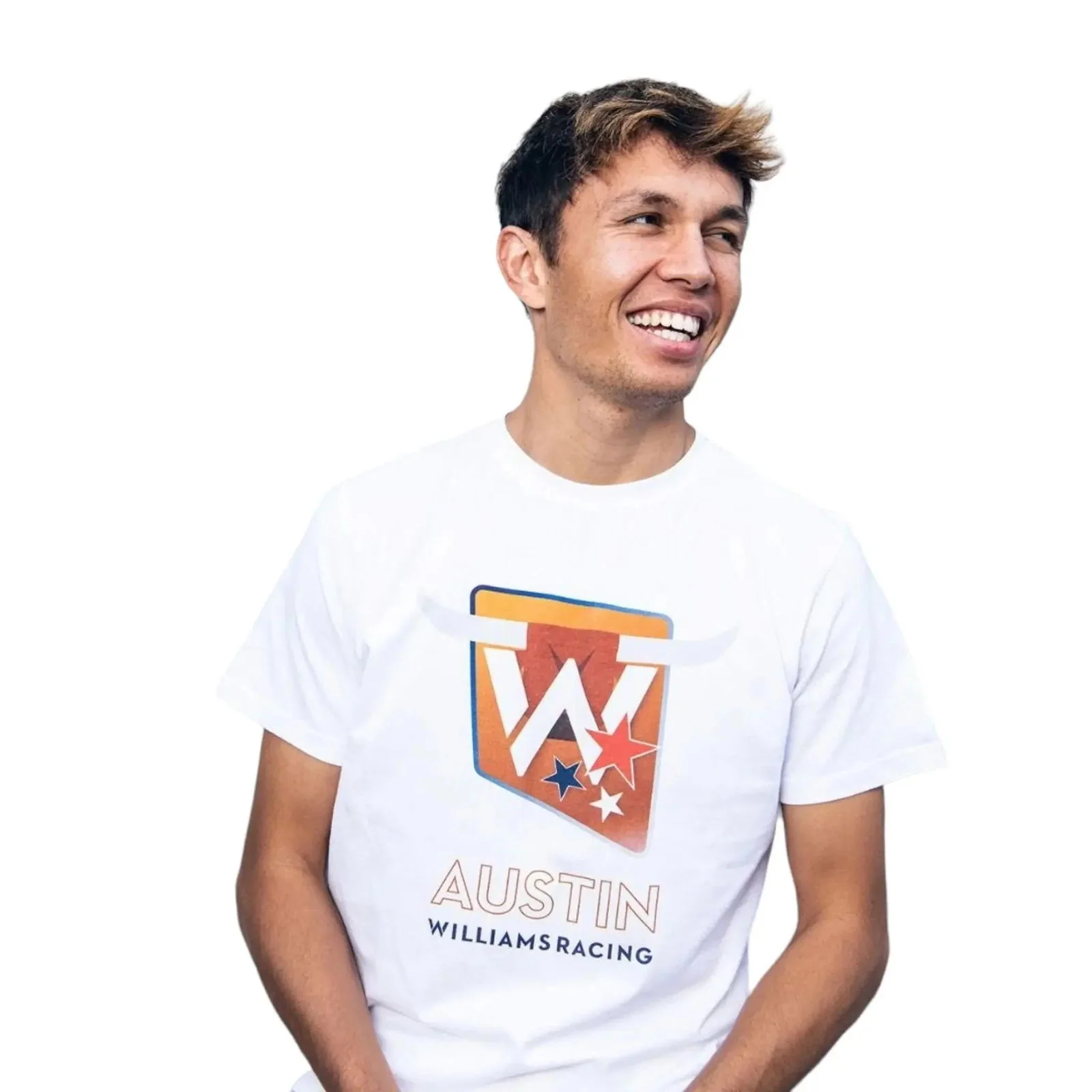 2023 Adult Austin Race T-Shirt White - Image 4