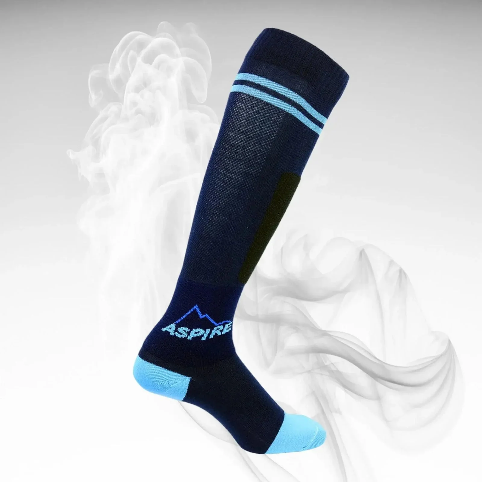 2023 Aspire Ski-D Ski Socks - Image 3