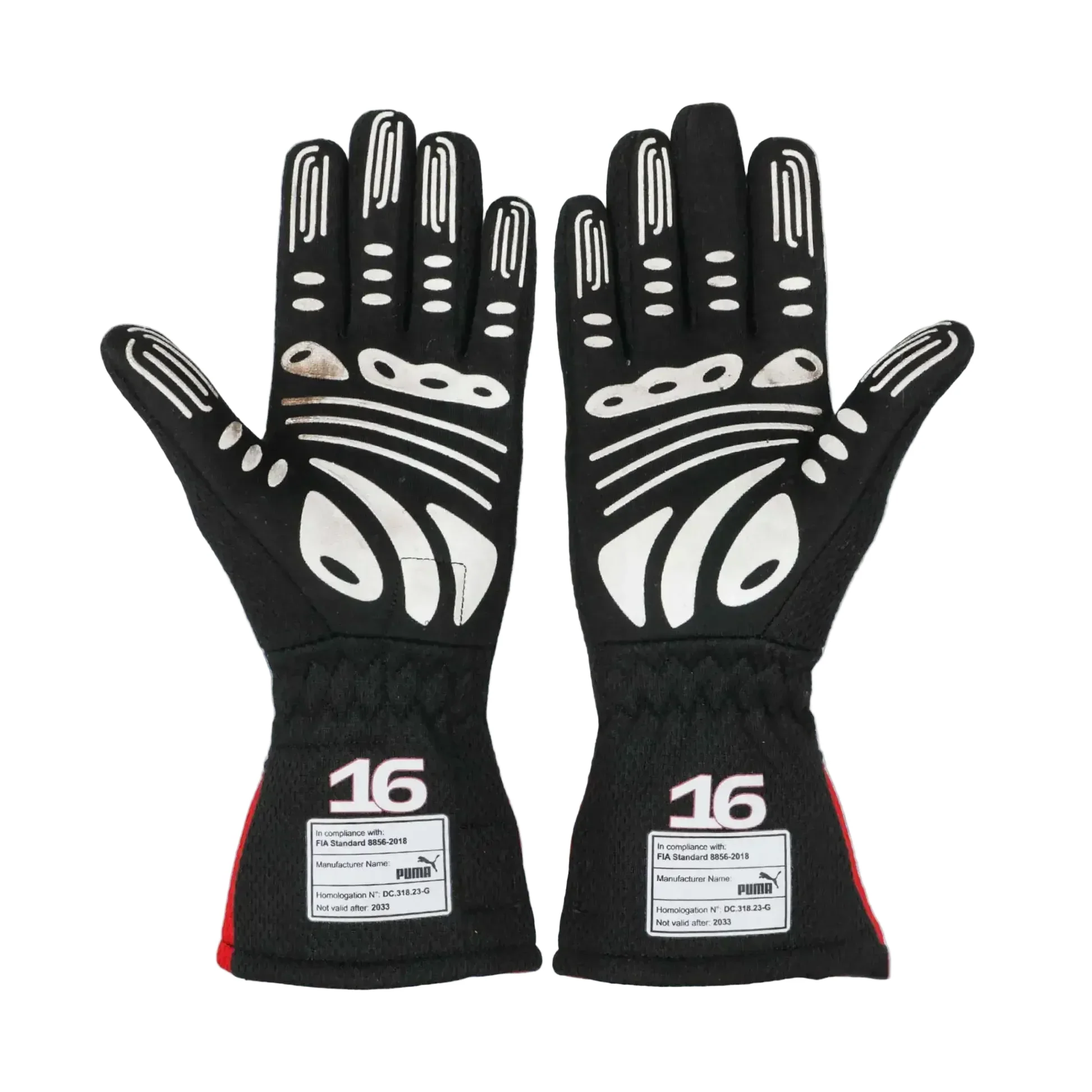 2023 Charles Leclerc Scuderia Ferrari F1 Gloves - Image 3