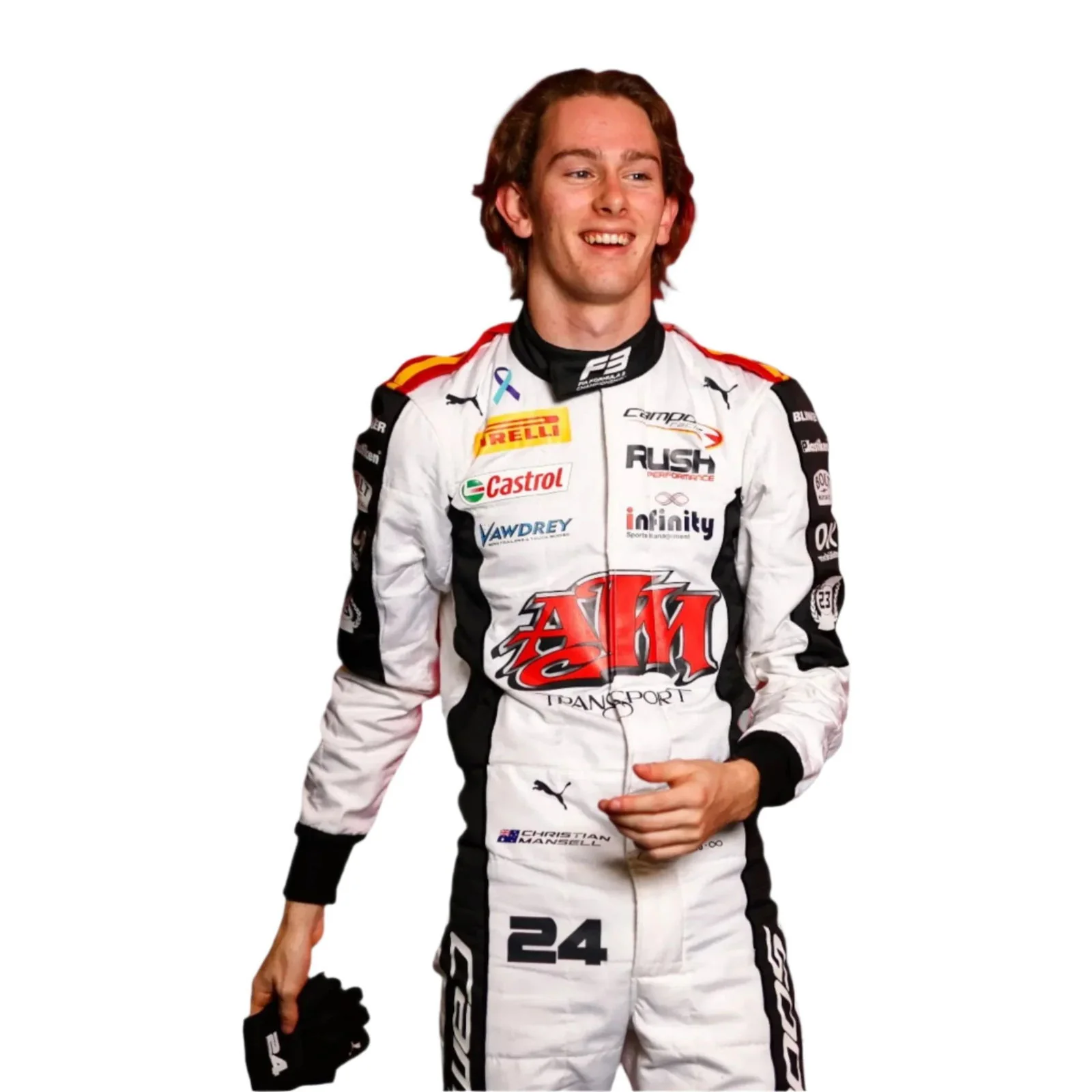 2023 Christian Mansell Campos Racing Suit