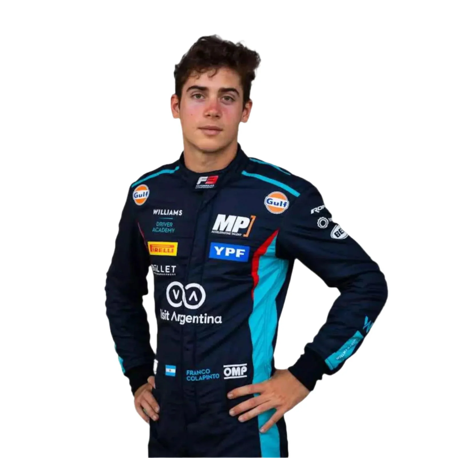 2023 Franco Colapinto MP Motorsport Suit - Image 3