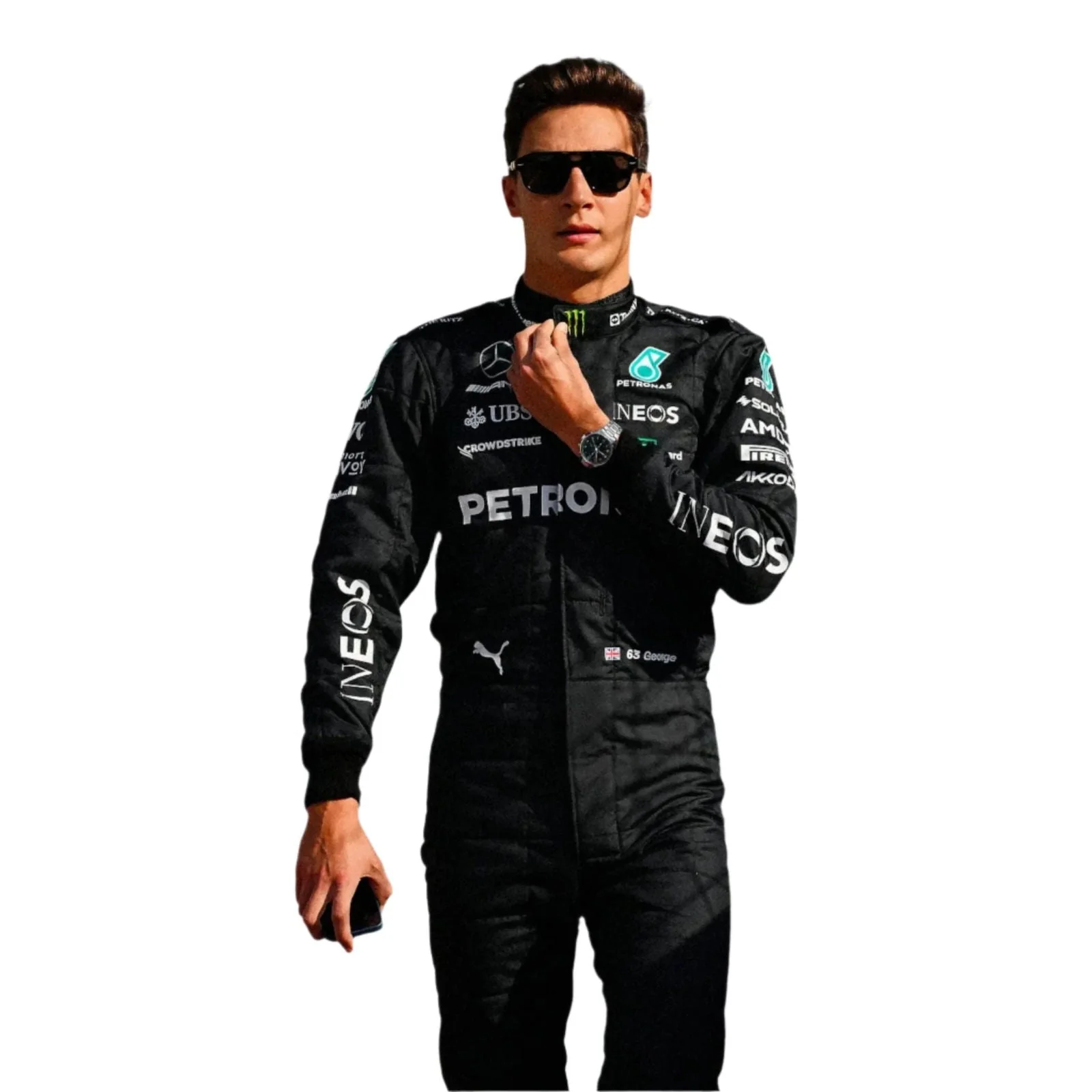 2023 George Russell Mercedes AMG F1 Race Suit - Image 2
