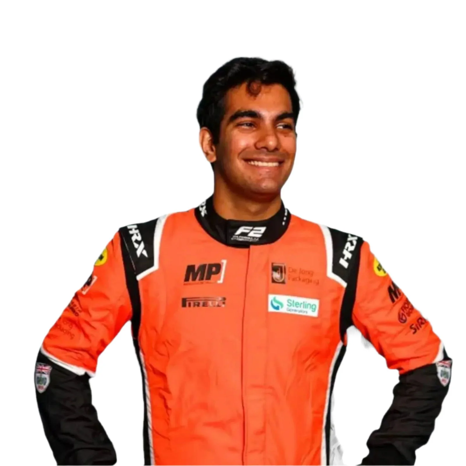 2023 Formula 2 Champion Jehan Daruvala suit