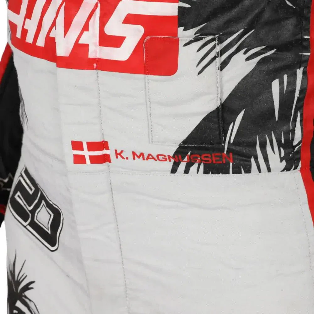 2023 Kevin Magnussen Haas F1 Team Race Suit - Miami GP - Image 4