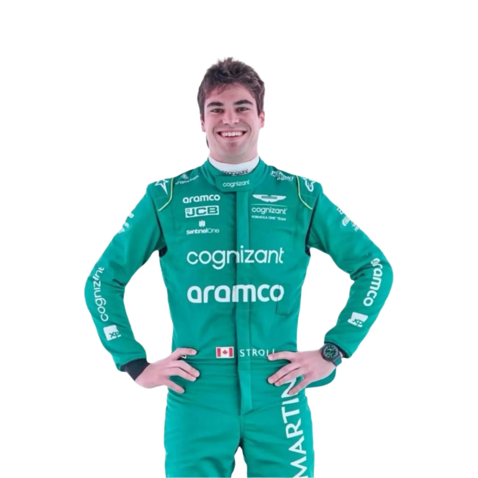 2023 LANCE STROLL ASTON MARTIN F1 RACE SUIT - Image 3