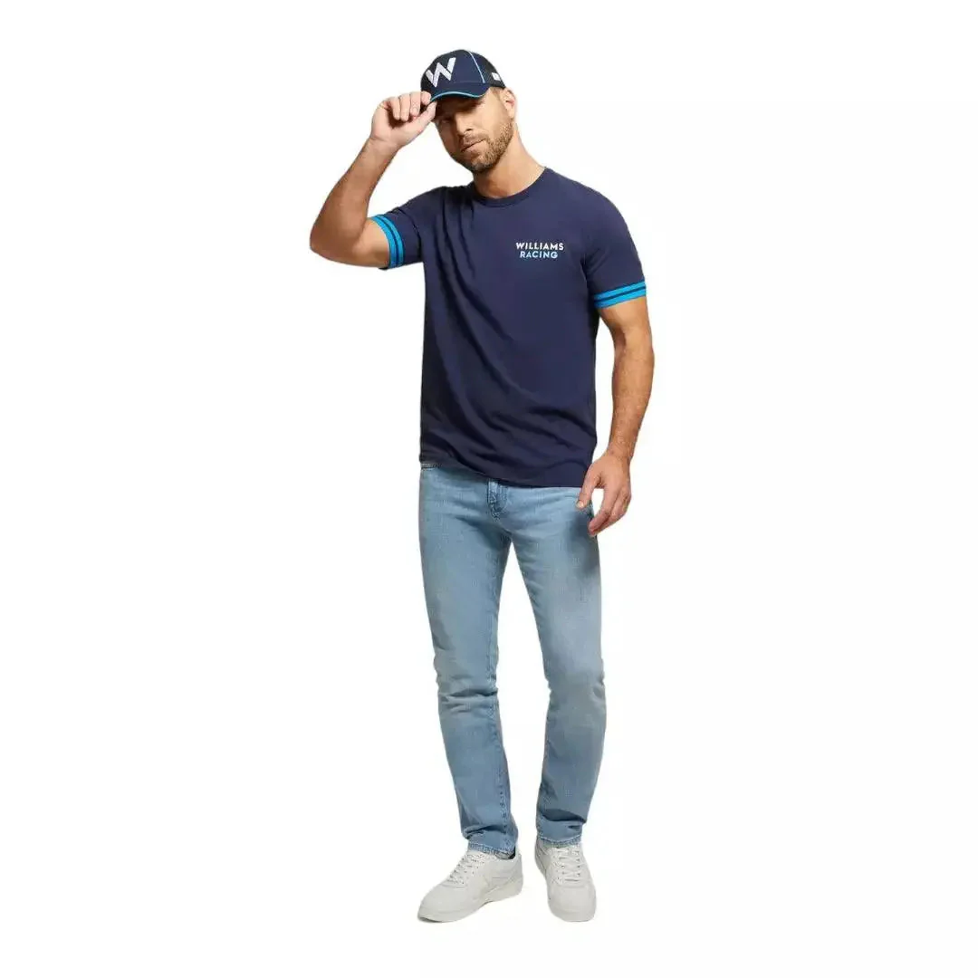 2023 Men's Off Track Presentation Tee Navy - Image 5