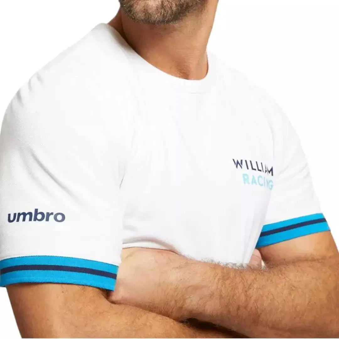 2023 Men's Off Track Presentation Tee White Williams Racing - Image 4