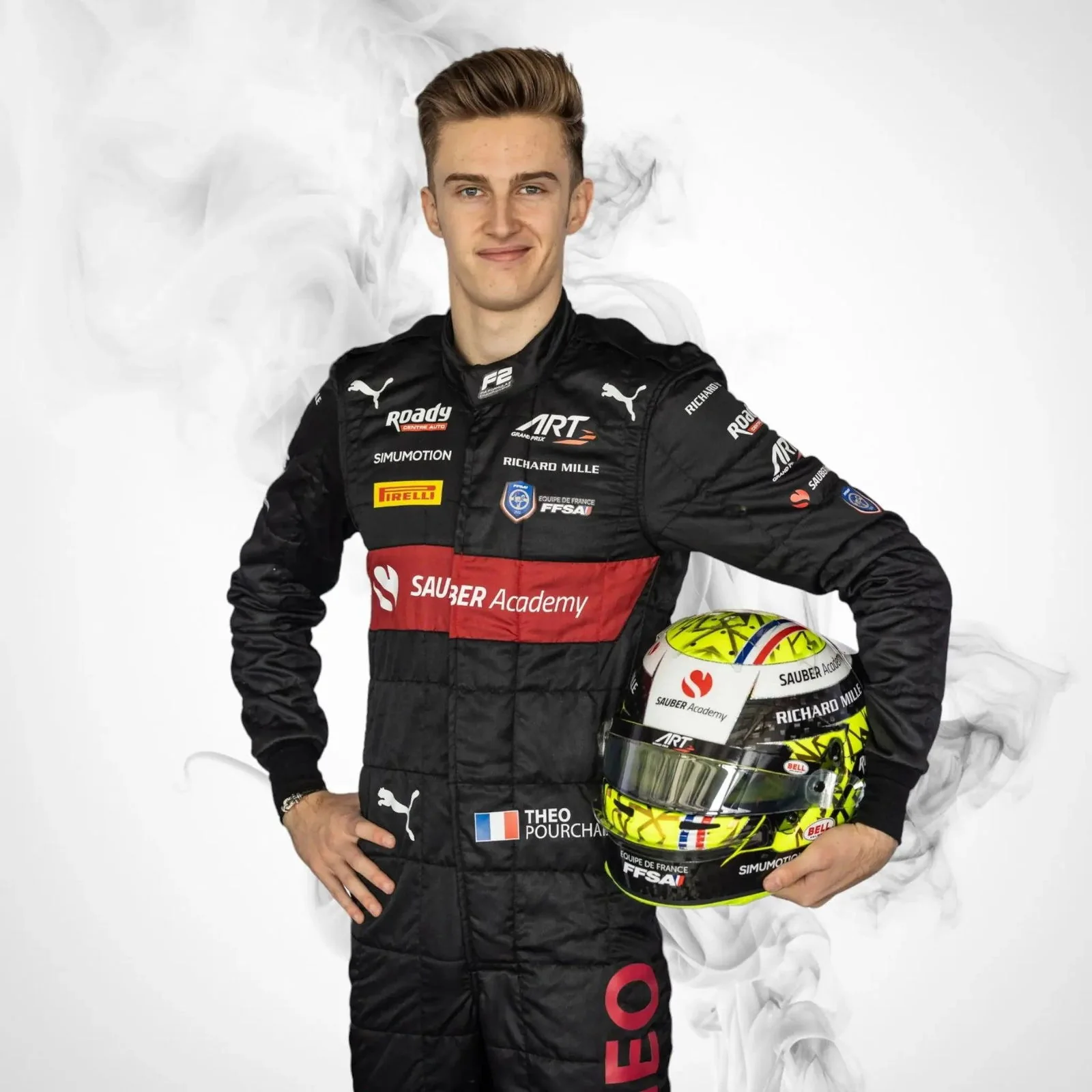 2023 Théo Pourchaire F2 Suit