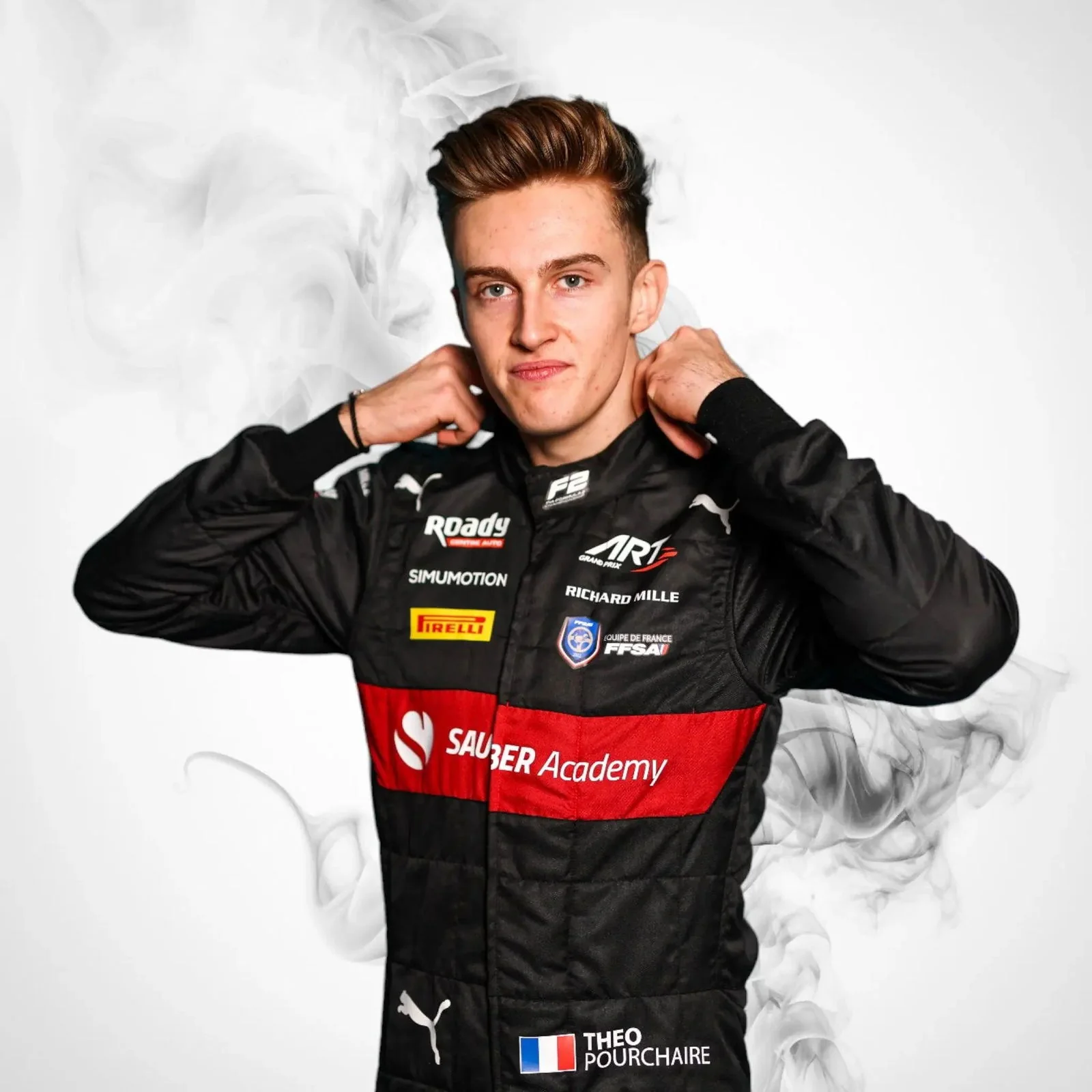 2023 Théo Pourchaire F2 Suit - Image 2