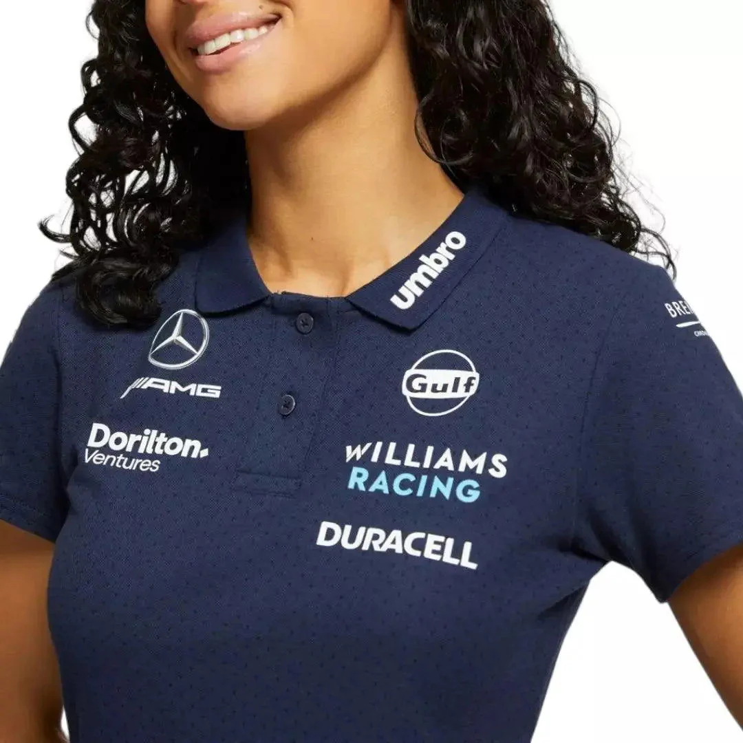 2023 Women's CVC Media Polo Navy - Image 4