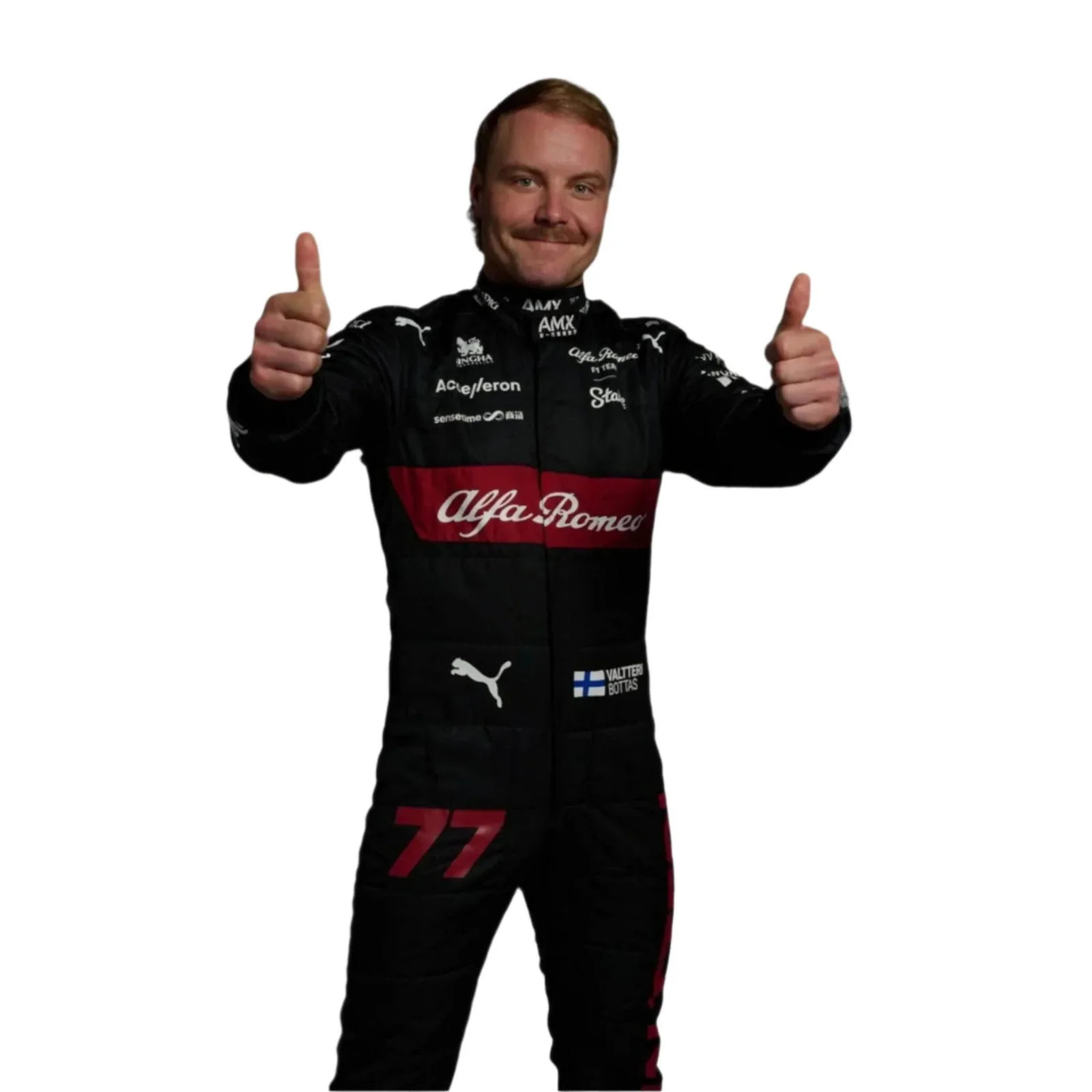 2023 Valtteri Bottas Alfa Romeo F1 Race Suit - Image 3