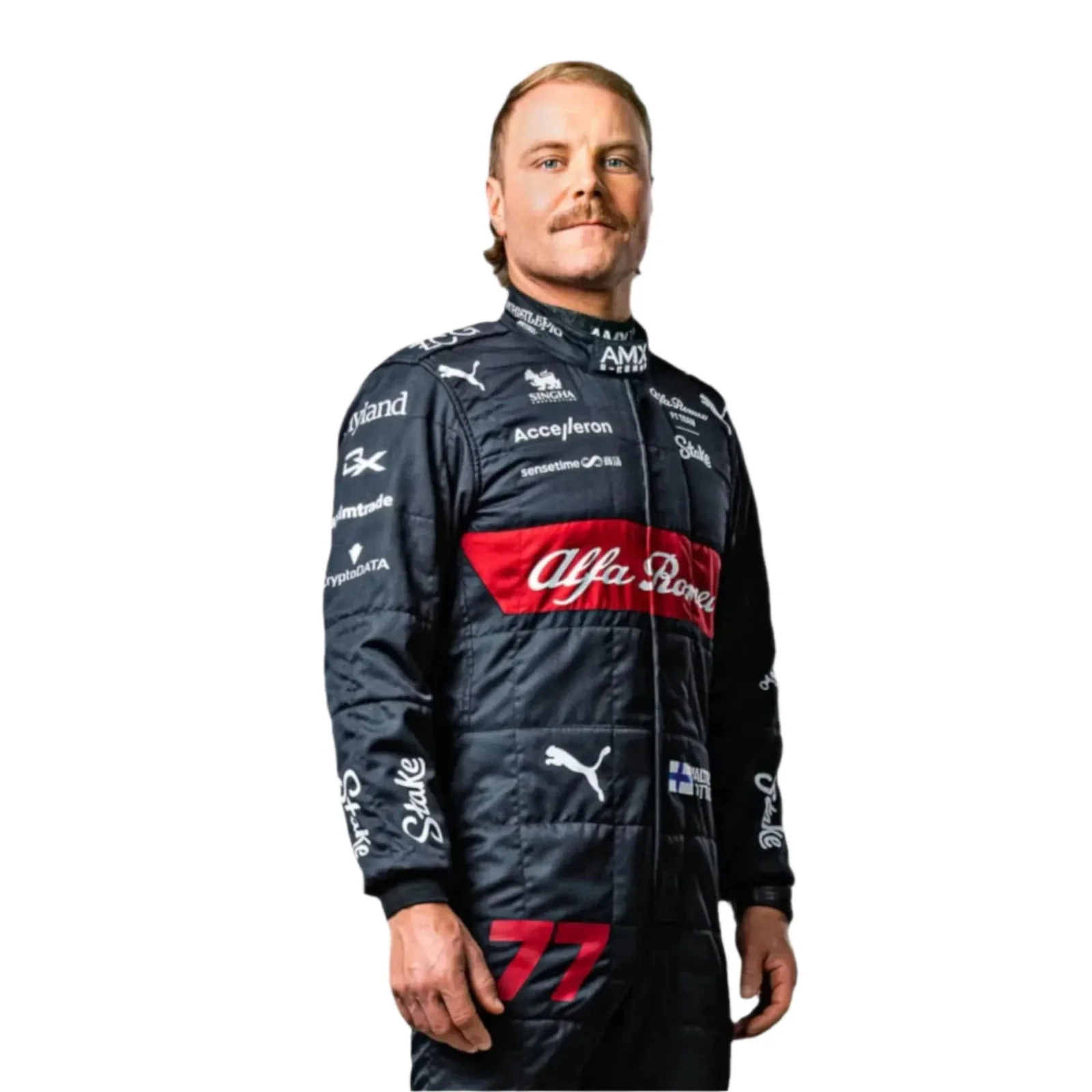 2023 Valtteri Bottas Alfa Romeo F1 Race Suit - Image 4