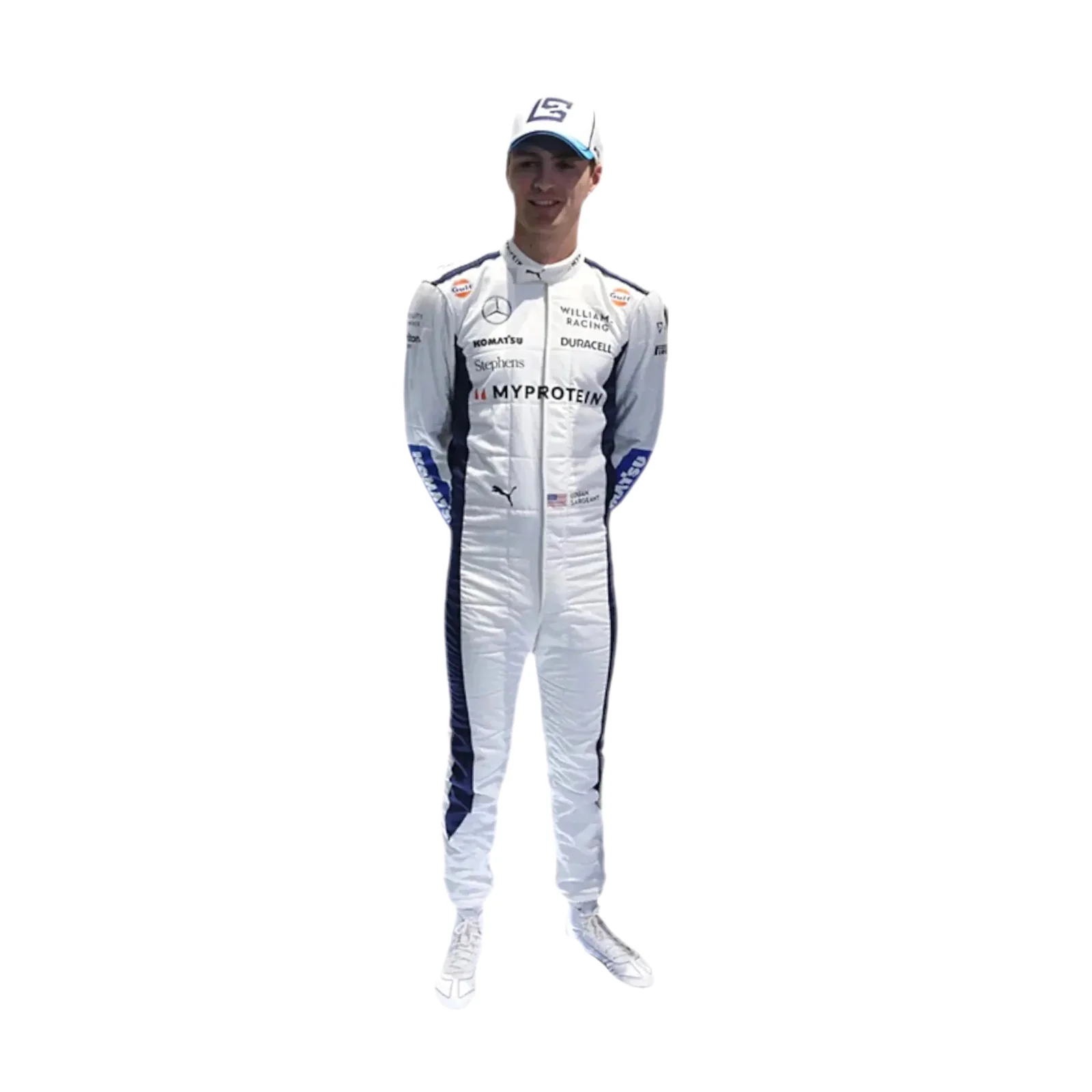 2024 Alex Albon Logan Sargeant Williams F1 Team Race Suit - Image 7