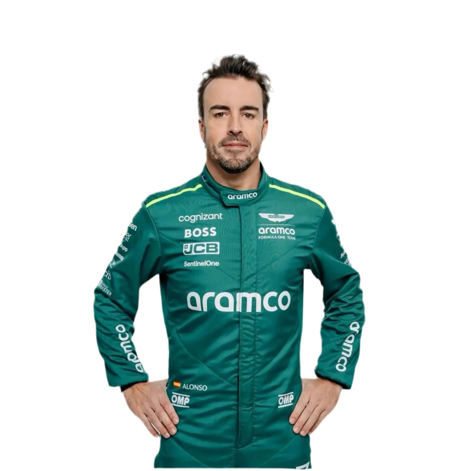 2024 Fernando Alonso Replica Race Suit | Aston Martin F1 Team Gear - Image 3