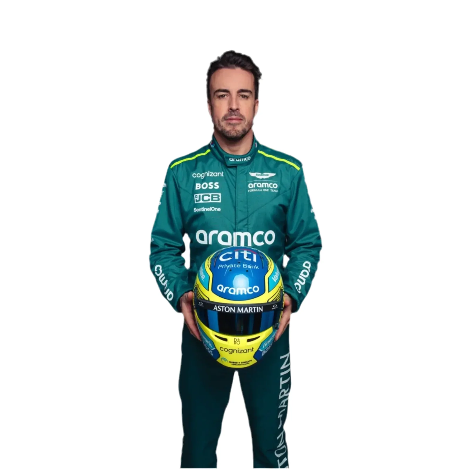 2024 Fernando Alonso Replica Race Suit | Aston Martin F1 Team Gear - Image 4