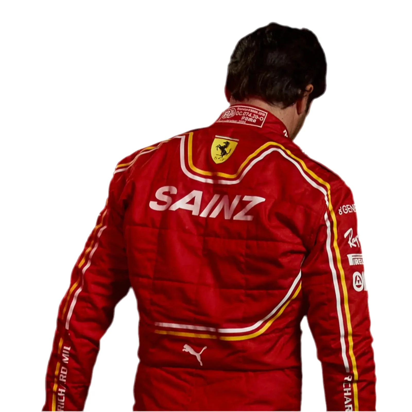 2024 Carlos Sainz Jr. Replica Race Suit | Scuderia Ferrari F1 Team - Image 4
