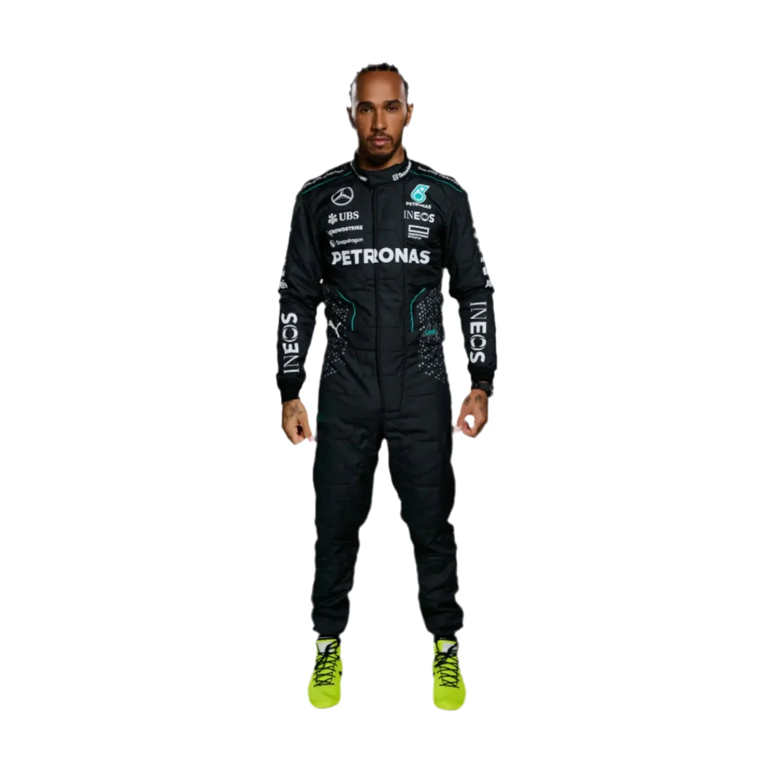 2024 Lewis Hamilton Replica Suit | Mercedes AMG F1 Team Merchandise