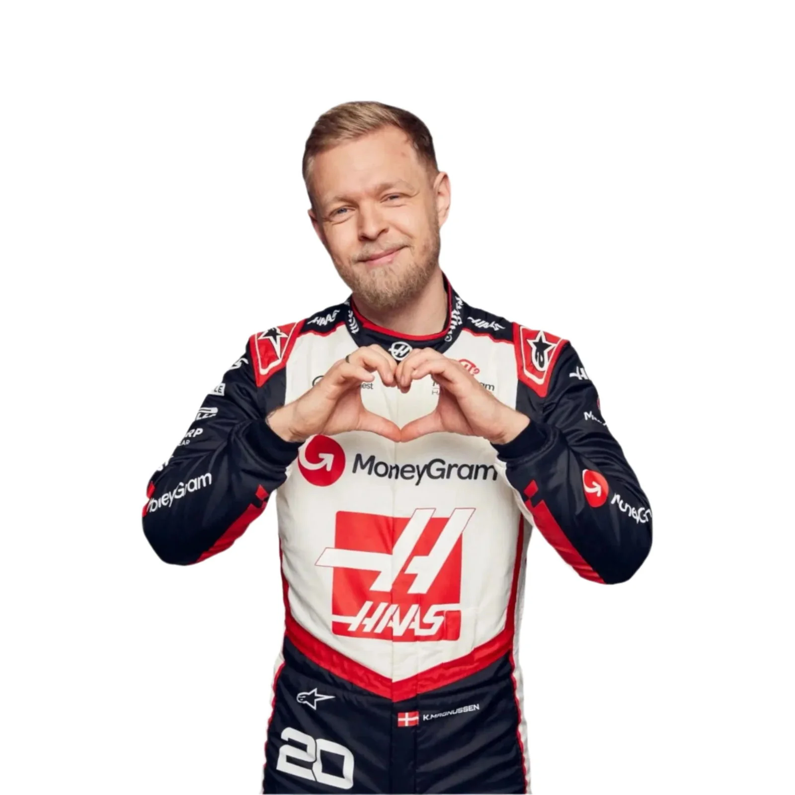 2024 Kevin Magnussen Nico Hulkenberg Haas F1 Team Race Suit - Image 8