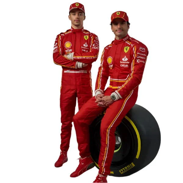 2024 Scuderia Ferrari Replica Race Suit | Official Team Merchandise - Image 2