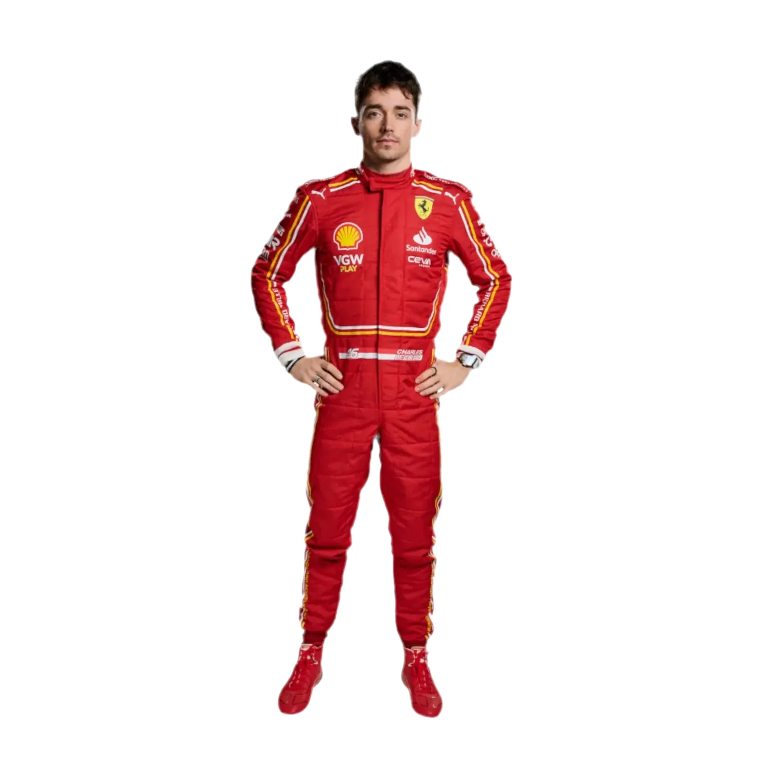 2024 Scuderia Ferrari Replica Race Suit | Official Team Merchandise - Image 3