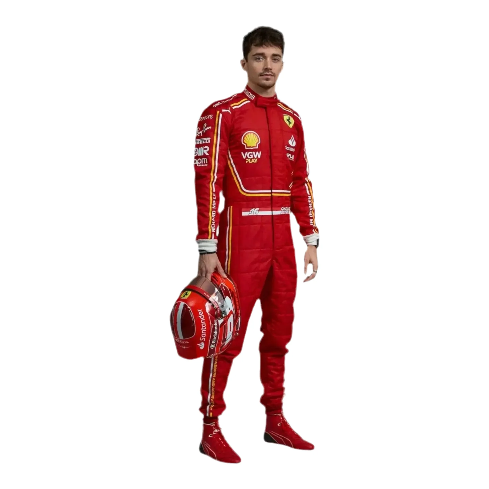 2024 Scuderia Ferrari Replica Race Suit | Official Team Merchandise - Image 5