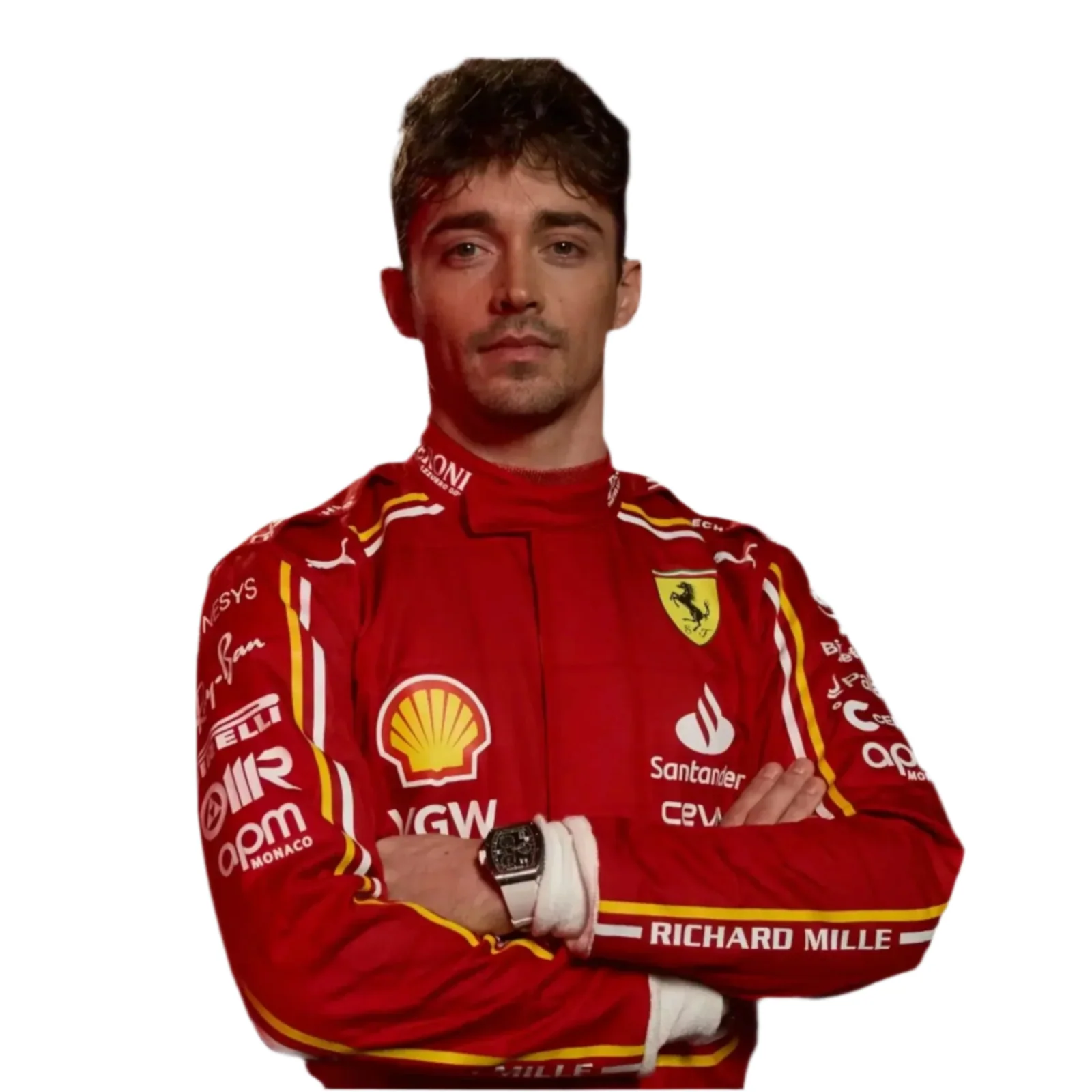 2024 Scuderia Ferrari Replica Race Suit | Official Team Merchandise - Image 7