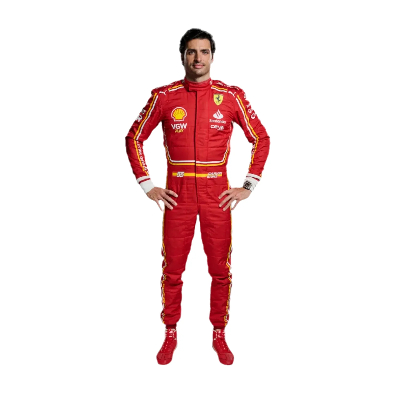 2024 Scuderia Ferrari Replica Race Suit | Official Team Merchandise - Image 8