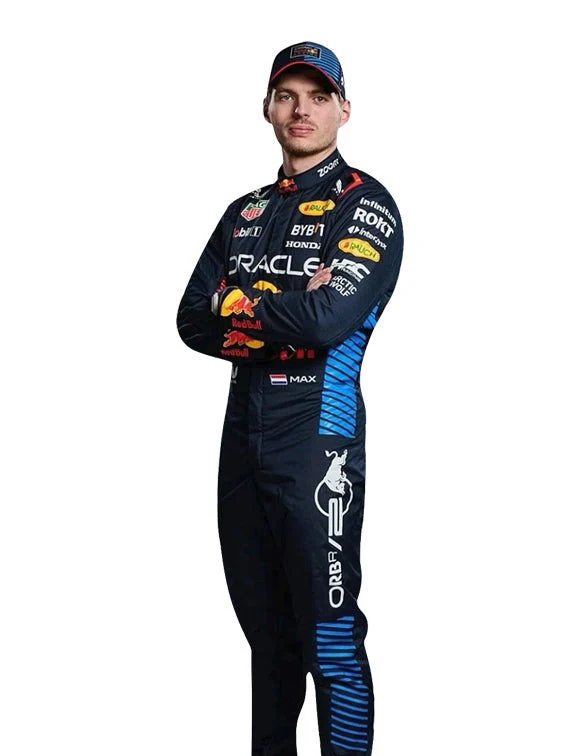 2024 Max Verstappen Replica Racing Suit | Red Bull Racing Team - Image 4