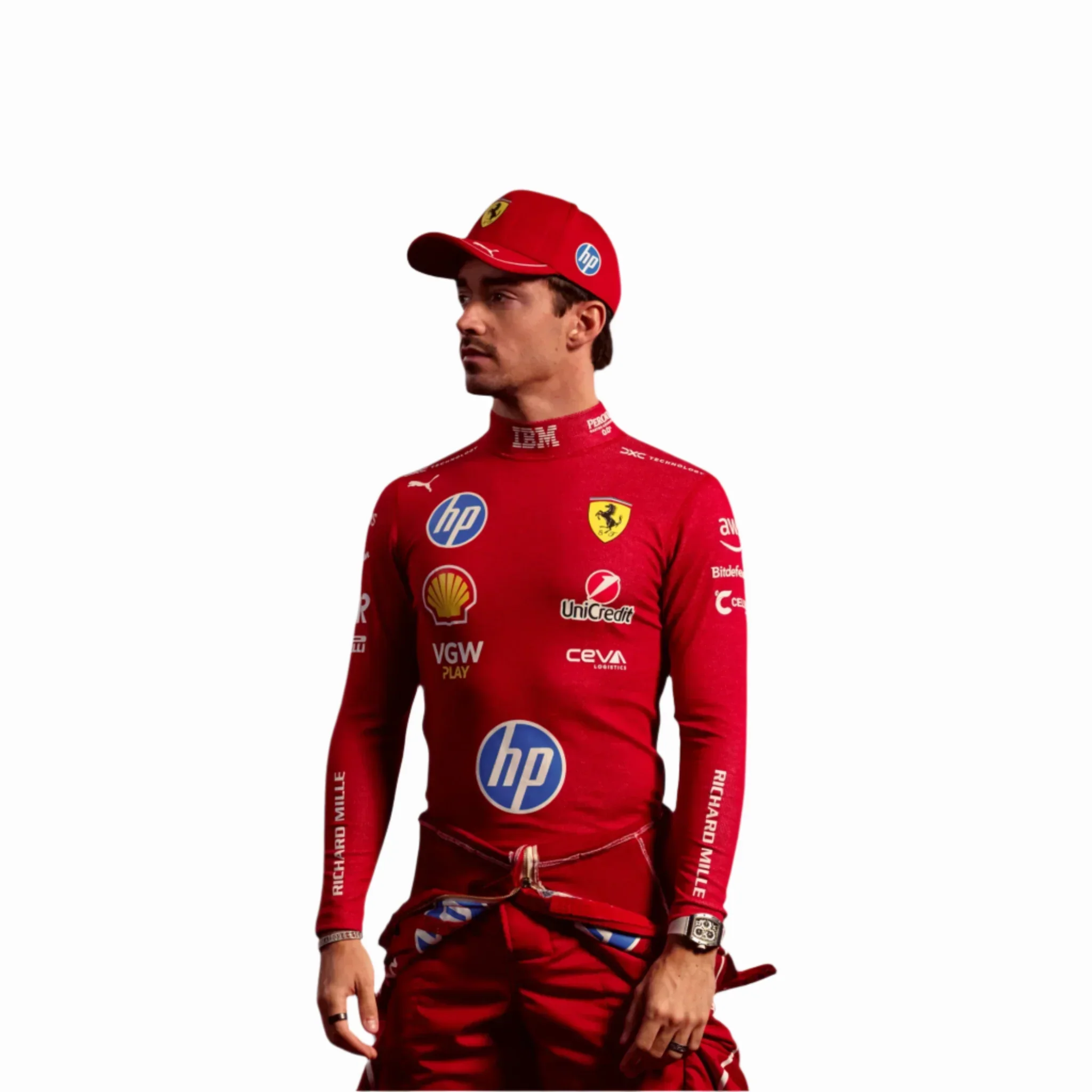 2025 Charles Leclerc Ferrari HP Race Suit - Image 3