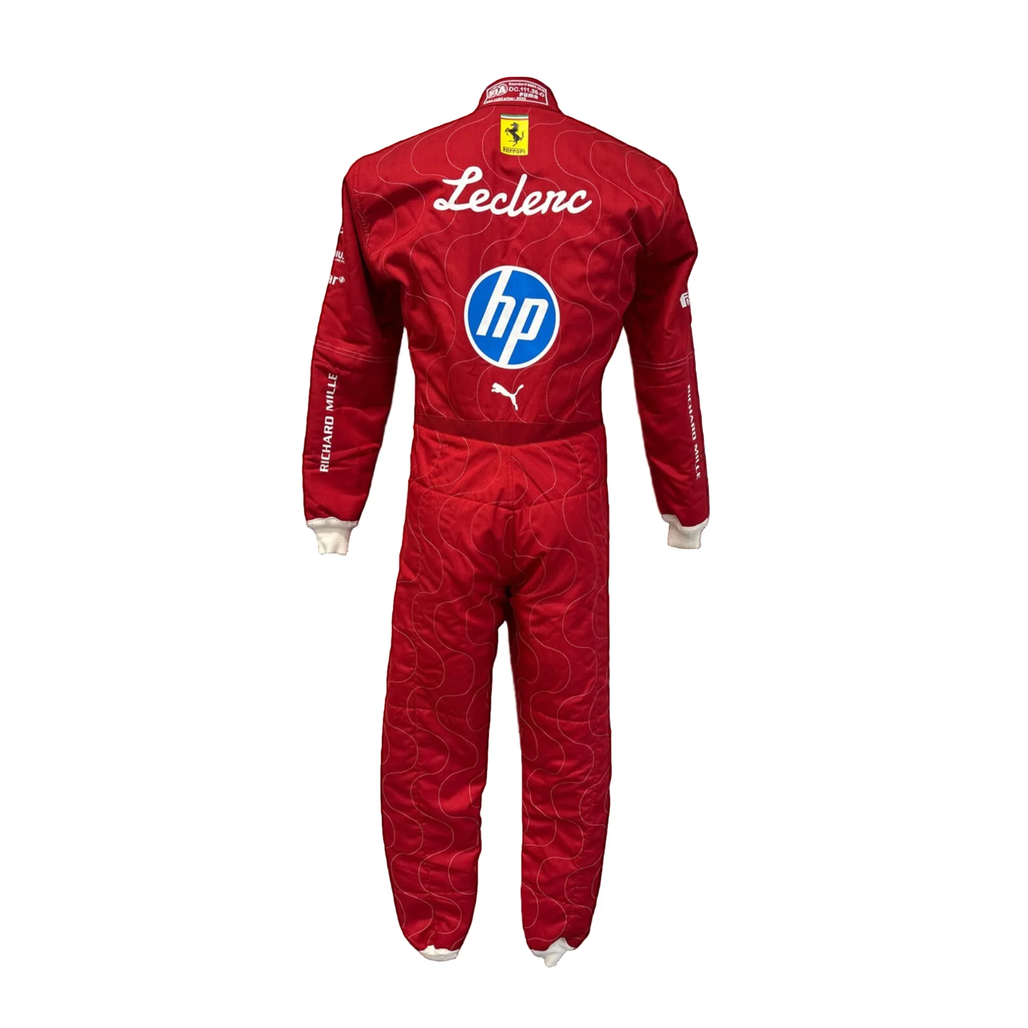 2025 Charles Leclerc Scuderia Ferrari HP Monza GP F1 Race Suit - Image 2