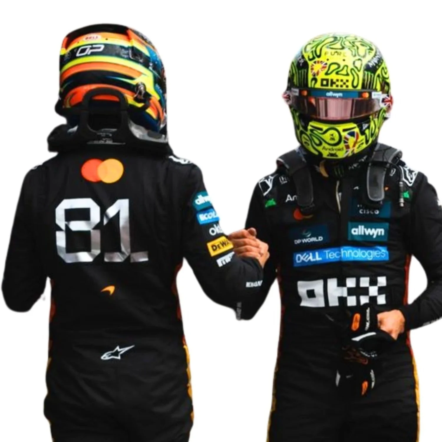 2025 F1 Racing Costume Worn by Lando Norris & Oscar Piastri - Abu dhabi GP - Image 12