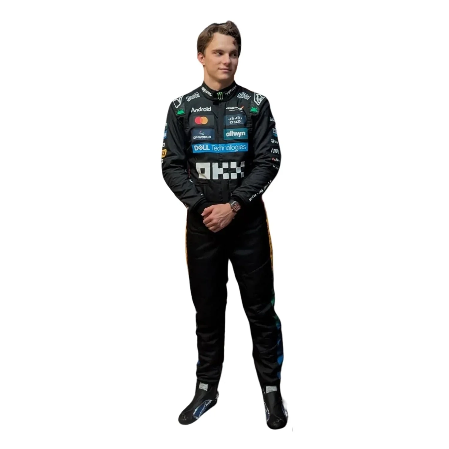 2025 F1 Racing Costume Worn by Lando Norris & Oscar Piastri - Abu dhabi GP - Image 3